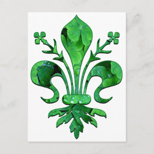 Carte Postale La Lucky Fleur de lis de St. Patrick