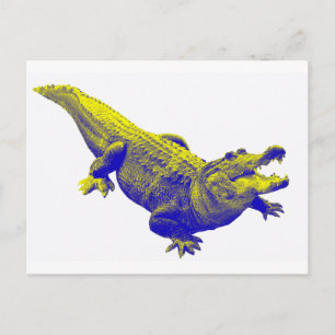 CARTE POSTALE LA LUMIÈRE ALLIGATOR