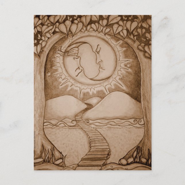 Carte Postale La Lune (Devant)