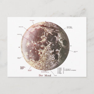 Carte Postale la lune