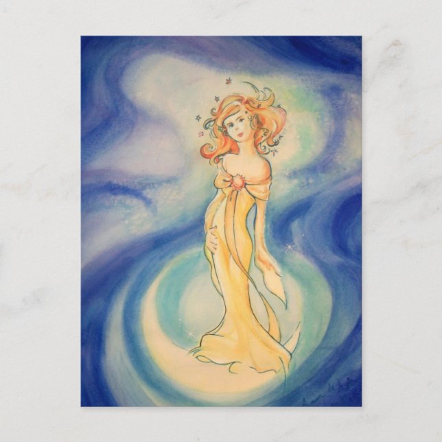 Carte Postale La Lune sous ses pieds (Devant)