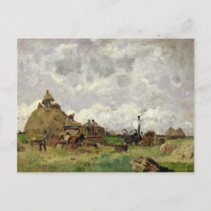 Carte Postale La Machine à Threshing