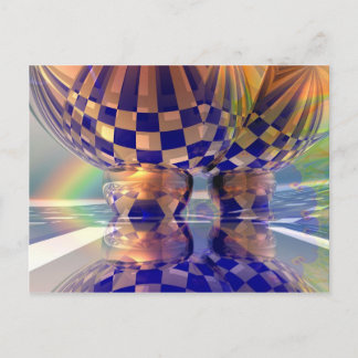 Carte Postale La magie sous l'arc-en-ciel