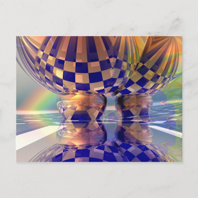 Carte Postale La magie sous l'arc-en-ciel (Devant)