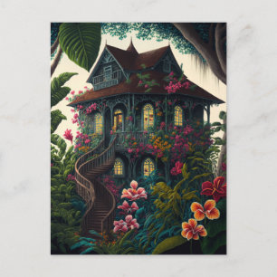 Carte postale La Maison dans un paradis tropical
