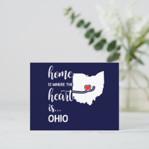 Carte Postale La maison de l'Ohio est le coeur