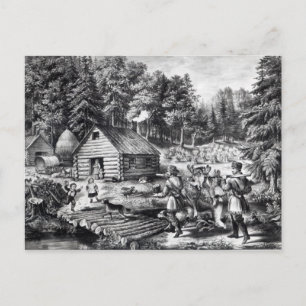 Carte Postale La maison du pionnier sur la frontière occidentale