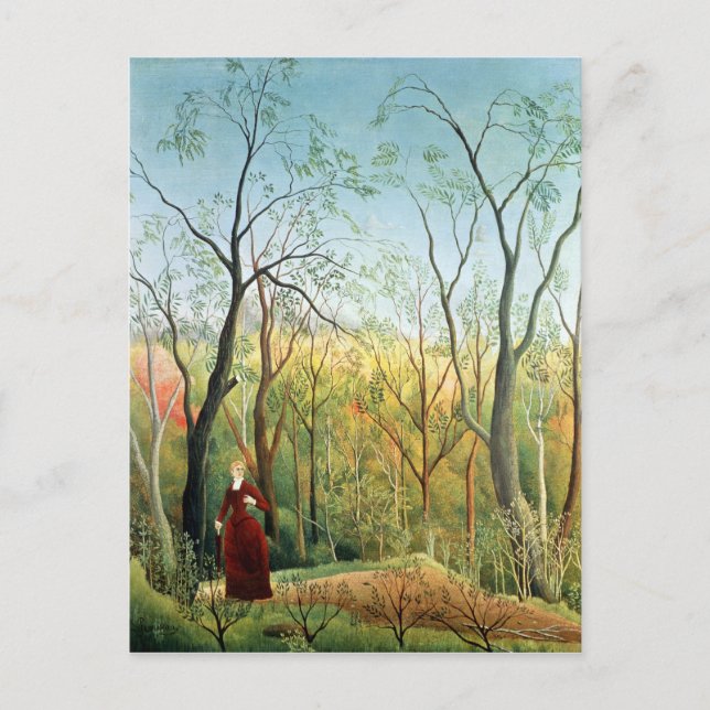 Carte Postale La marche dans la forêt, 1886-90 (Devant)