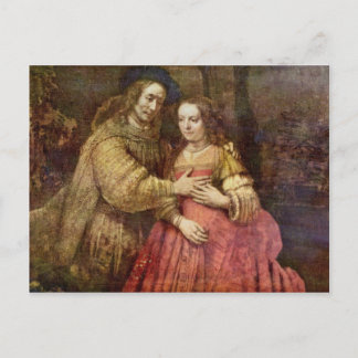 Carte Postale La Mariée Juive (Le Couple) Par Rembrandt Van Rij
