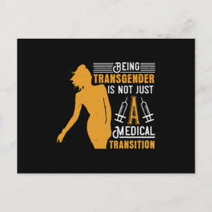 Carte Postale La médecine est transsexuelle sans transition
