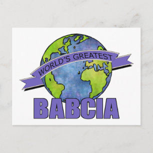 Carte Postale La meilleure Babcia du monde
