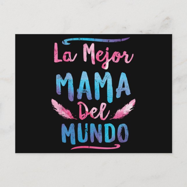 Carte Postale La Meilleure Maman Du Monde Maman Fête Des Mères (Devant)