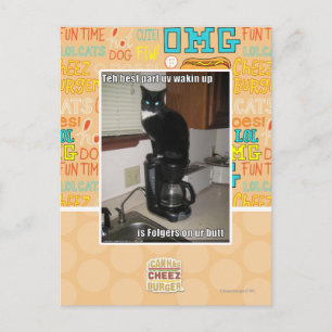 Carte Postale la meilleure partie uv réveil