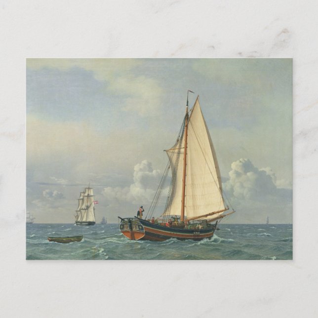 Carte Postale La mer, 1831 (Devant)