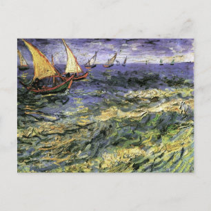 Carte Postale La mer à Saintes-Maries Van Gogh Art