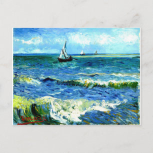 Carte Postale La mer à Saintes-Maries, Vincent Van Gogh