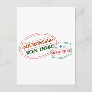 Carte Postale La Micronésie A Fait Cela