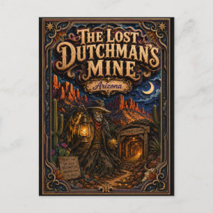 Carte Postale La mine de Lost Dutchman Légendes Arizona Popcut