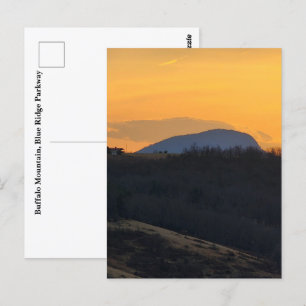Carte Postale La montagne de Buffalo au coucher du soleil