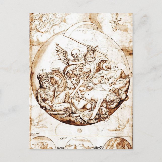 Carte postale La mort contre le monde (Devant)