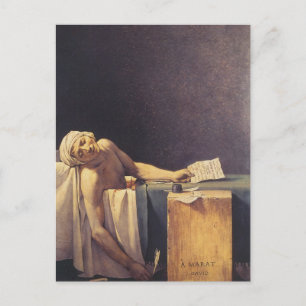 Carte Postale La mort de Marat