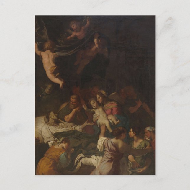 Carte Postale La mort de Sainte Anne par Fabrizio Chiari (Devant)