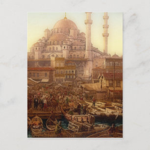 Carte Postale La mosquée Yeni Cami et le bazar Eminö nü -ISTAN