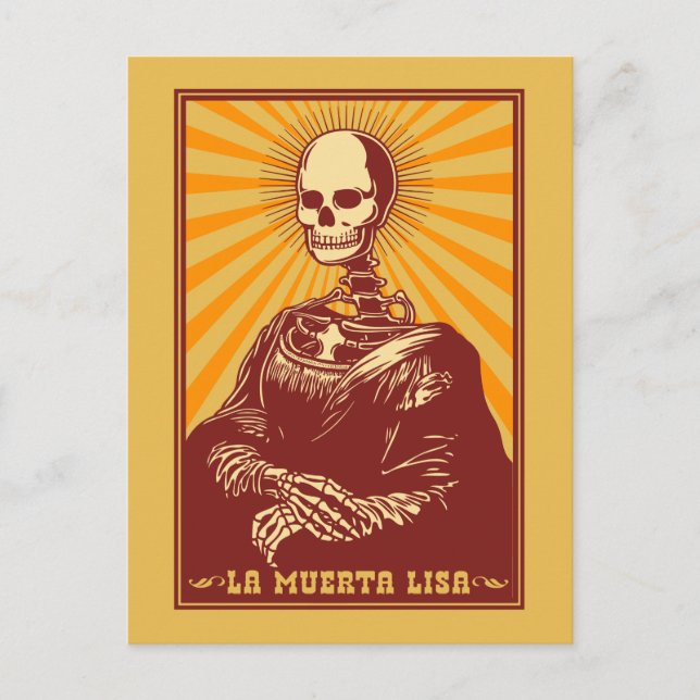 Carte Postale La Muerta Lisa (Devant)