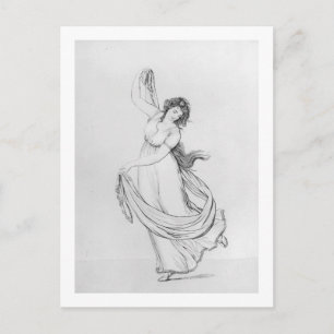 Carte Postale La muse de la danse, Plaque VI de 'Lady Hamilton's