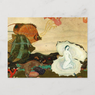 Carte Postale « La Naissance de la Perle » par Edmund Dulac