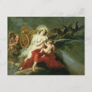 Carte Postale La naissance de la voie lactée, 1668