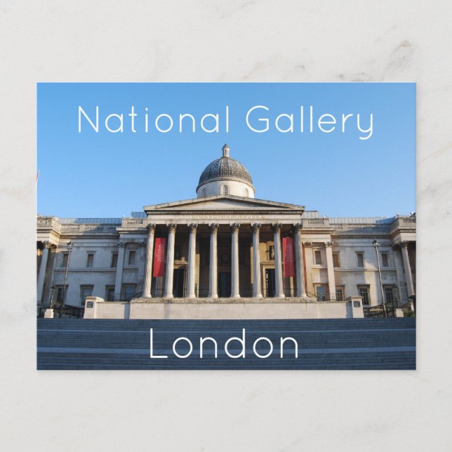 Carte Postale La National Gallery, London Postcard (Devant)