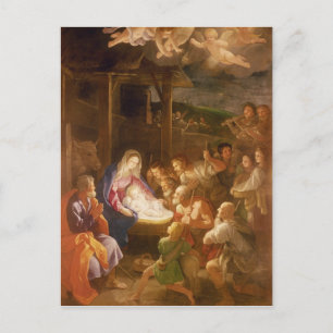 Carte Postale La Nativité à la Nuit, 1640