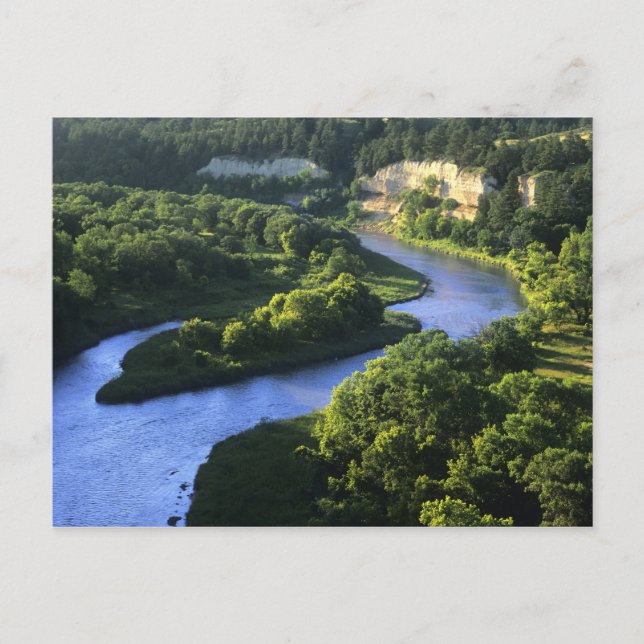 Carte Postale La Niobrara près de Valentine Nebraska (Devant)