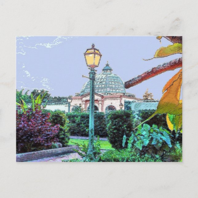 Carte Postale La Nouvelle-Orléans City Park Green House (Devant)
