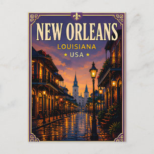 Carte Postale 🎷 La Nouvelle-Orléans Louisiane Quartier Français