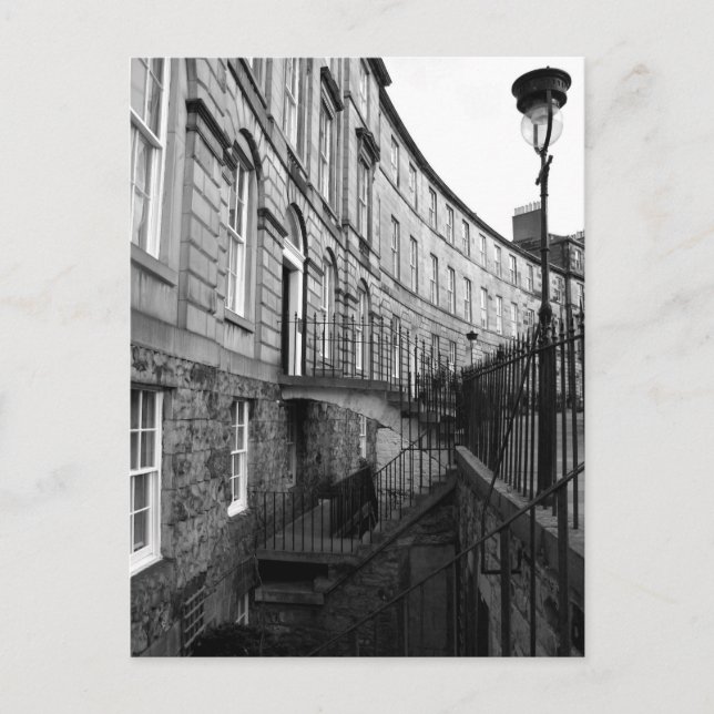 Carte Postale La nouvelle ville d'Édimbourg (Devant)