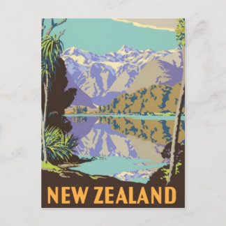 Carte Postale La Nouvelle Zélande Mountian