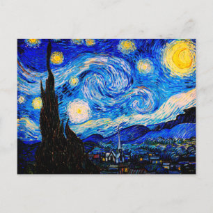 Carte Postale La nuit étoilée par Vincent Van Gogh
