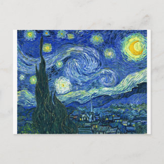 Carte Postale La Nuit étoilée - Vincent van Gogh (1889)