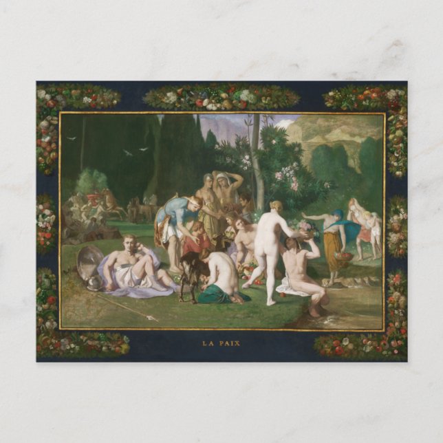 Carte Postale La Paix de Pierre Puvis de Chavannes (Devant)