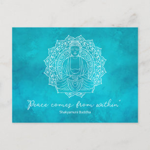 Carte Postale La Paix Provient Du Bouddha De Shakyamuni   TURQUO