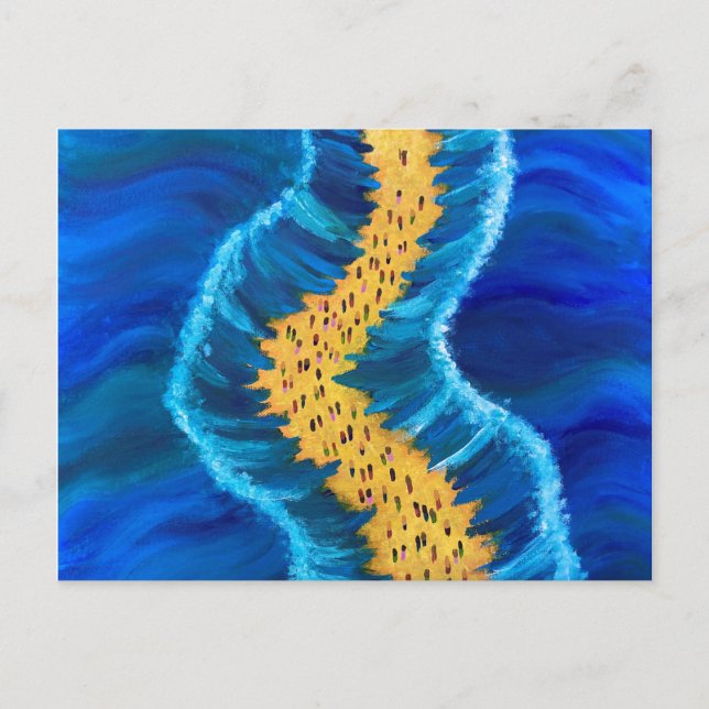 Carte Postale La Parte de la peinture de la mer Rouge (Devant)