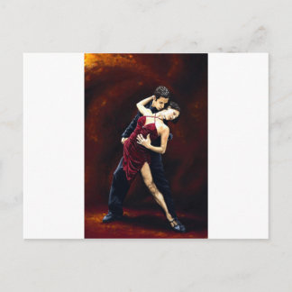 Carte Postale La passion du Tango