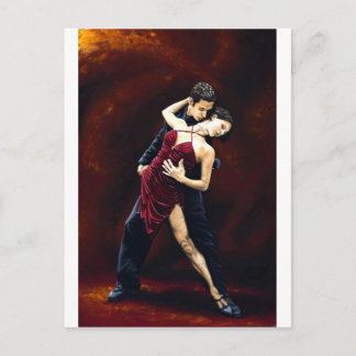 Carte Postale La passion du Tango