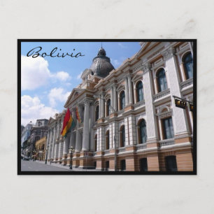Carte Postale la paz bolivia