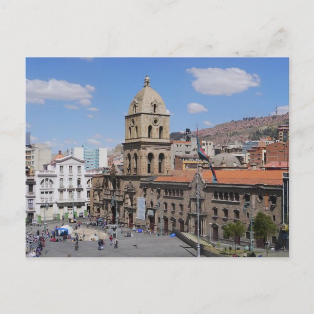 Carte Postale La Paz, Bolivie (Devant)