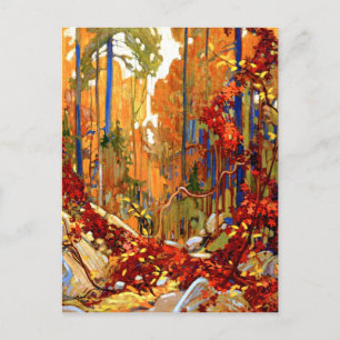 Carte Postale La peinture d'automne Garland