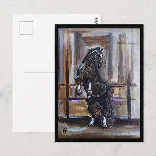 Carte Postale La peinture du cheval sauvage par Alfred Fox
