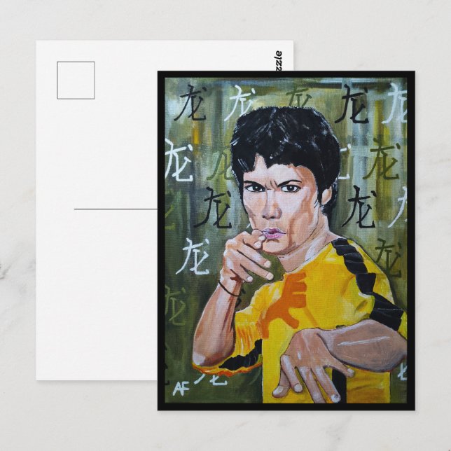 Carte Postale La peinture du dragon par Alfred Fox Collectable (Devant / Derrière)